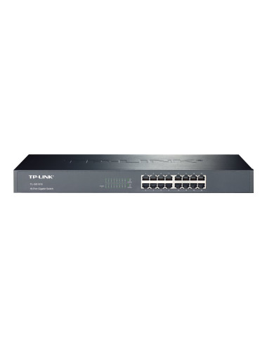 TP-LINK | Switch | TL-SG1016 | Unmanaged | Rackmountable | Gigabit Ethernet (copper) ports quantity 16 | 60 month(s)