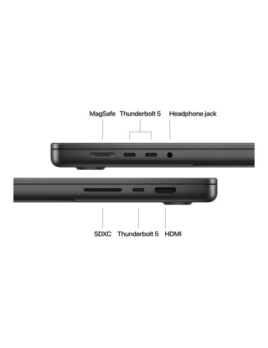Apple MacBook | Pro | Space Black | 16 " | 3456 x 2234 pixels | Apple M4 Pro | 48 GB | Solid-state drive capacity 512 GB | Apple