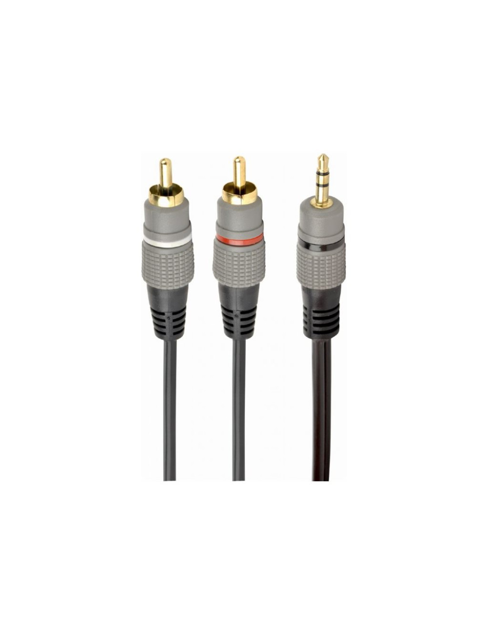 Cablexpert 3.5 mm stereo plug to 2xRCA plugs, gold-plated connectors, 1.5 | CCA-352-1.5M
