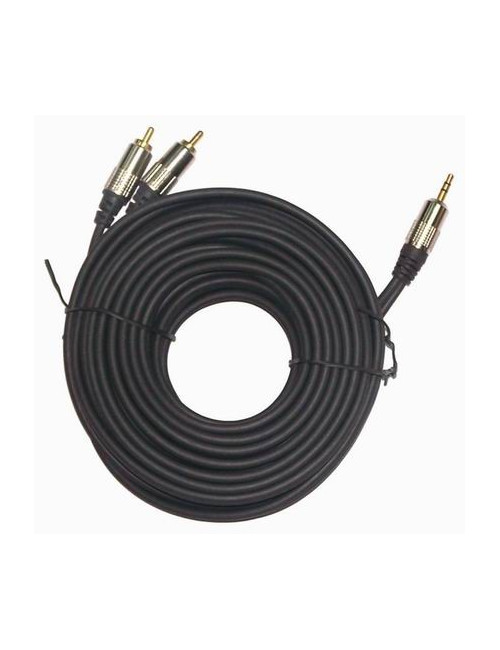 Cablexpert 3.5 mm stereo plug to 2xRCA plugs, gold-plated connectors, 1.5 | CCA-352-1.5M