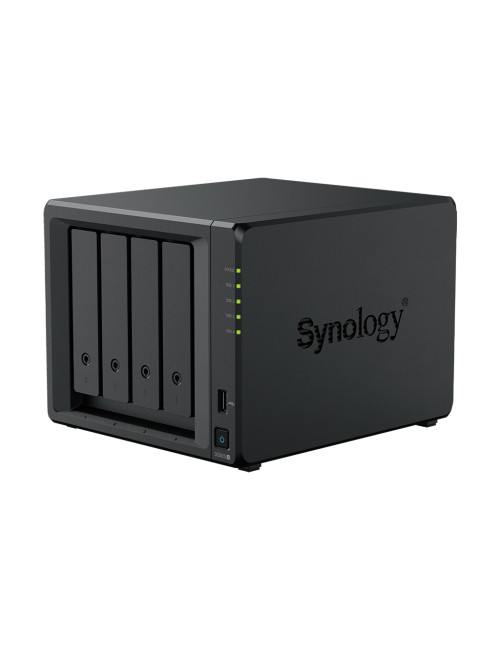 Synology NAS | DS925+ | AMD Ryzen | V1500B | Processor frequency 2.2 GHz | 4 GB | DDR4 ECC SODIMM | Black