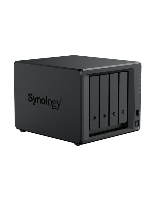 Synology NAS | DS925+ | AMD Ryzen | V1500B | Processor frequency 2.2 GHz | 4 GB | DDR4 ECC SODIMM | Black