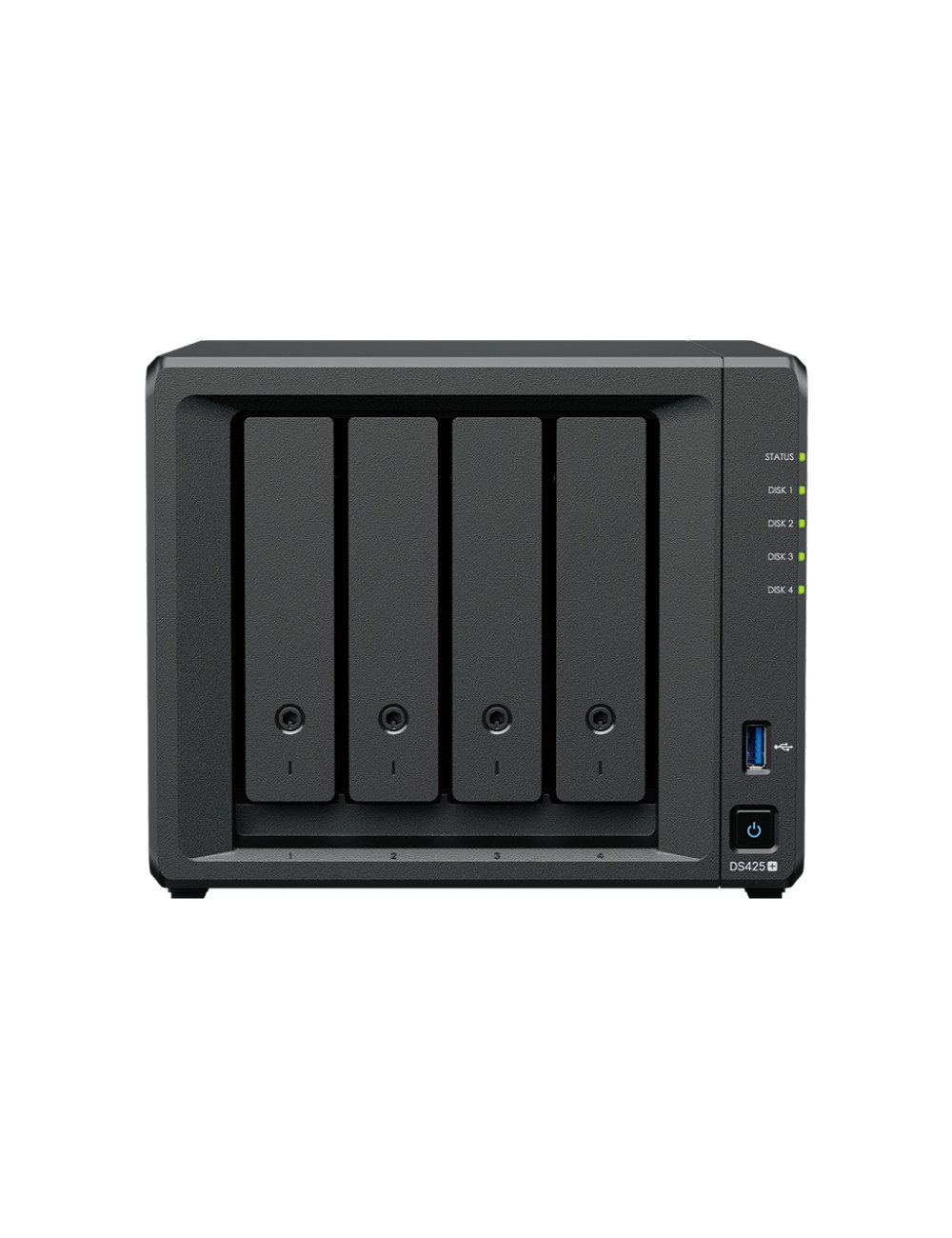 Synology DiskStation | DS425+ | Intel Celeron | J4125 | Processor frequency 2.0 GHz | 2 GB | DDR4 | Black