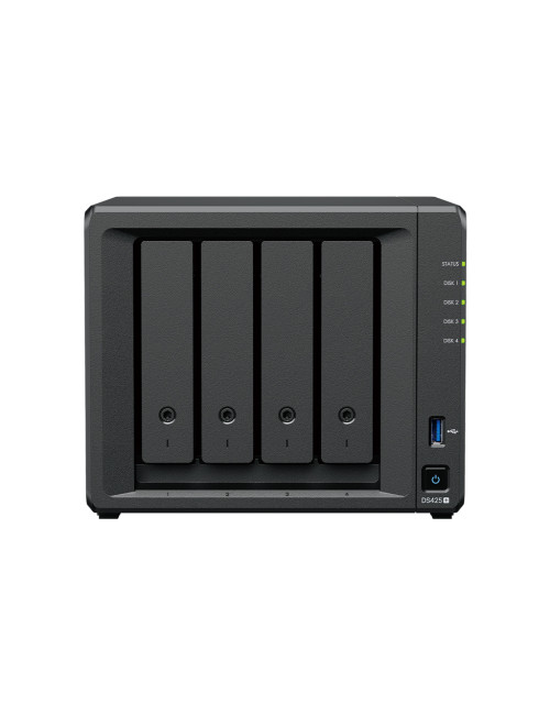 Synology DiskStation | DS425+ | Intel Celeron | J4125 | Processor frequency 2.0 GHz | 2 GB | DDR4 | Black