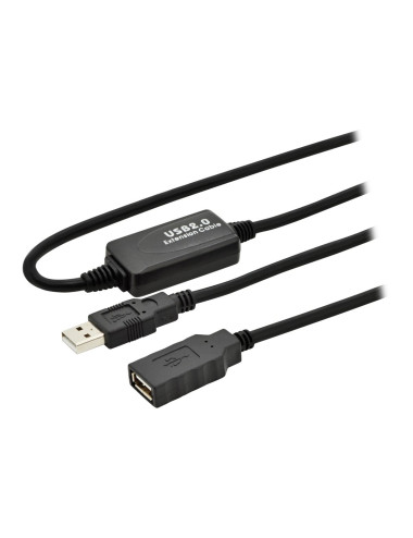 Digitus | Active USB 2.0 Repeater/Extension Cable | DA-73100-1 | USB 2.0 USB A (Male) | USB A (Female)