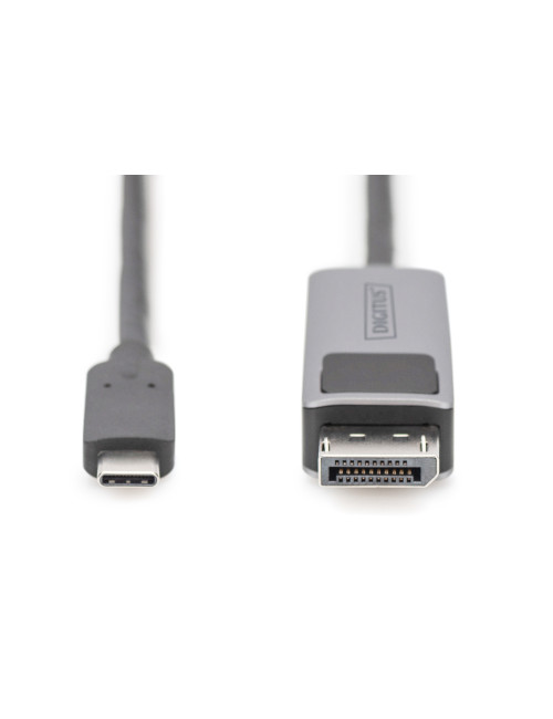 Digitus | Bi-directional Adapter Cable | DB-300334-020-S | USB-C to DP USB-C | Display Port