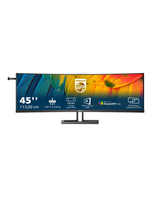 Philips | Curved Business Monitor | 45B1U6900C/00 | 44.5 " | VA | HDR | 32:9 | 75 Hz | 4 ms | 5120 x 1440 pixels | 450 cd/m | HD