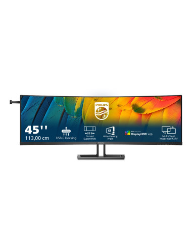 Philips | Curved Business Monitor | 45B1U6900C/00 | 44.5 " | VA | HDR | 32:9 | 75 Hz | 4 ms | 5120 x 1440 pixels | 450 cd/m | HD