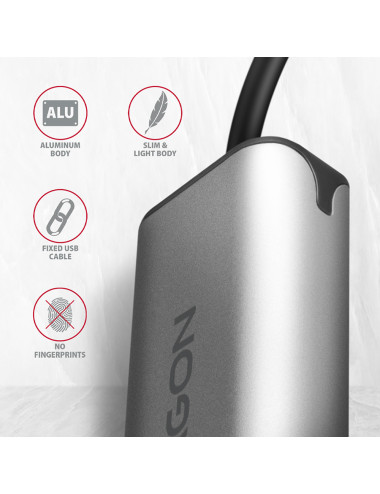 AXAGON | ADE-25RC SuperSpeed USB-C 2.5 Gigabit Ethernet