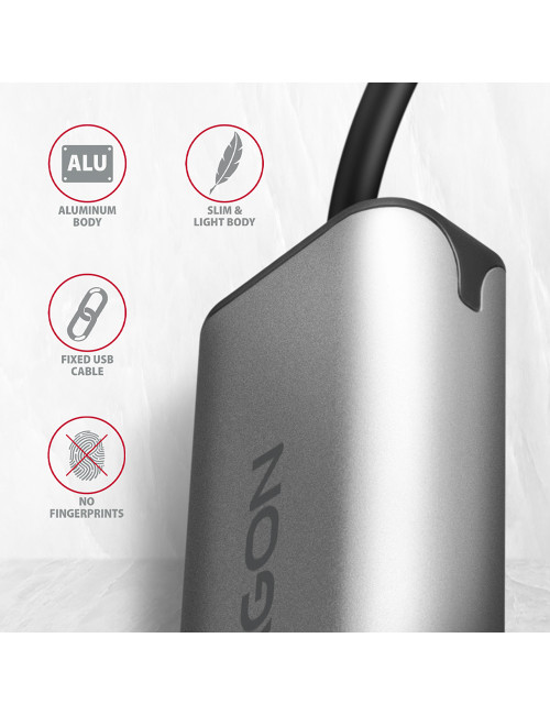 AXAGON | ADE-25RC SuperSpeed USB-C 2.5 Gigabit Ethernet