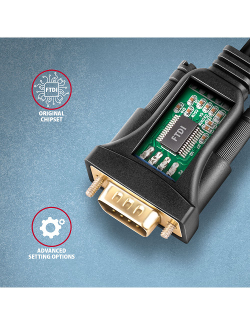 AXAGON USB - Serial Advanced Active Adapter | ADS-1PQN