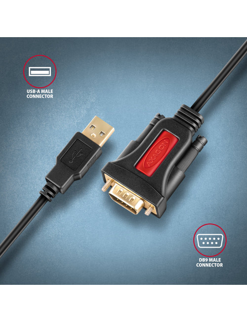 AXAGON USB - SERIAL Active Adapter | ADS-1PSN
