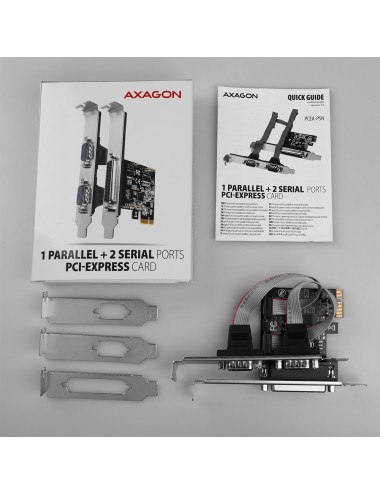 AXAGON PCI-Express card with one parallel and two serial ports 250 kbps | PCEA-PSN
