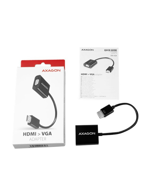 AXAGON | RVH-VGN, HDMI - VGA Reduction Adapter | 0.15 m
