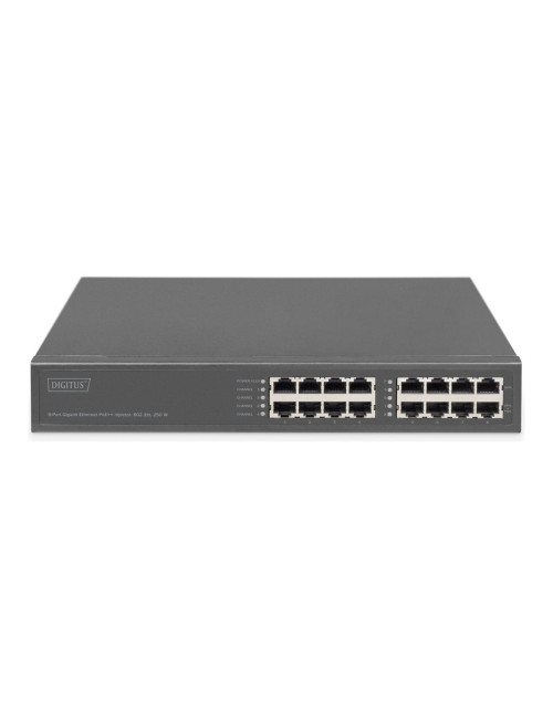 8-Port Gigabit Ethernet PoE Injector, 802.3bt, 250 W | DN-95118