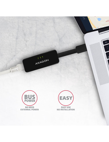 AXAGON ADE-XR USB 2.0 Ethernet 10/100 adapter with automatic installation