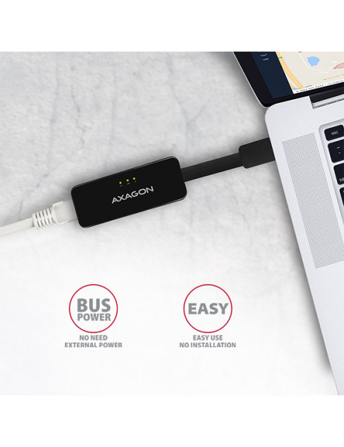 AXAGON ADE-XR USB 2.0 Ethernet 10/100 adapter with automatic installation