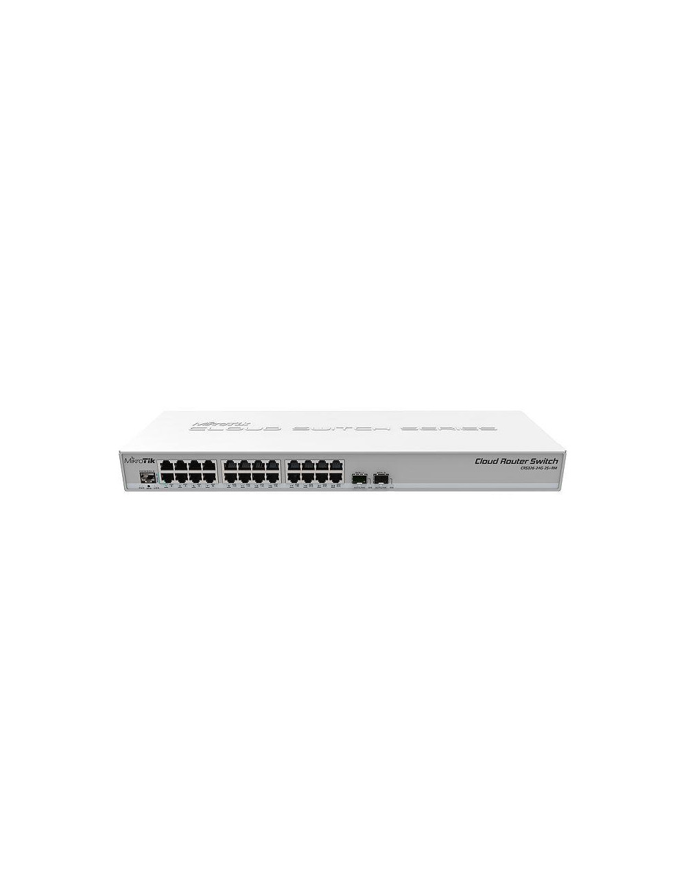 Switch|MIKROTIK|24x10Base-T / 100Base-TX / 1000Base-T|2xSFP+|CRS326-24G-2S+RM