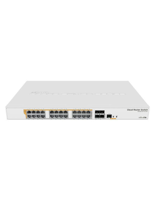 Switch|MIKROTIK|Type L3|Rack|24x10Base-T / 100Base-TX / 1000Base-T|4xSFP+|1xRJ45|CRS328-24P-4S+RM