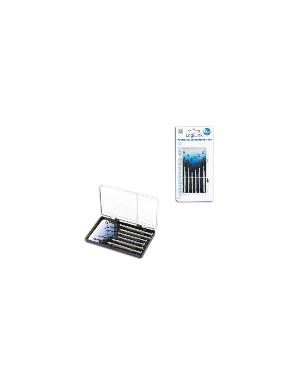 Logilink | Small Screwdriver Set, 6pcs | Incl. transport boxThe set includes1x slot driver 1.4 mm1x slot driver 2.0 mm1x slot dr