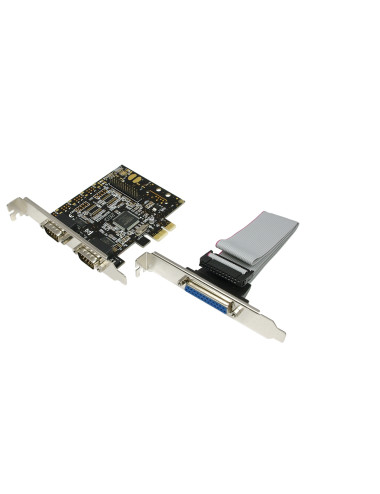 Logilink | 2 x serial (COM), 1 x parallel (LPT) | PCIe