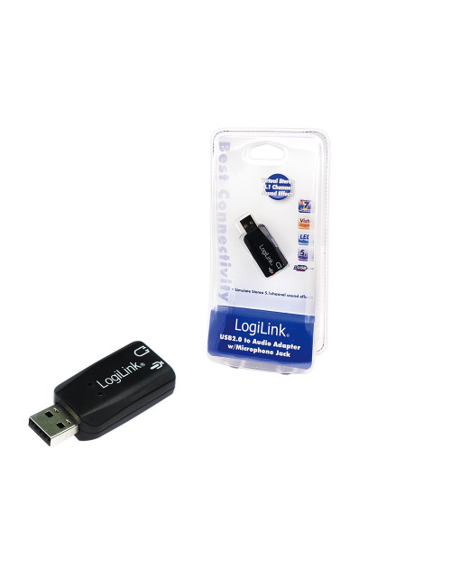 Logilink | USB Audio adapter, 5.1 sound effect