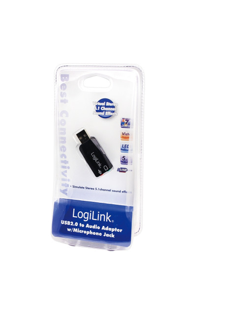 Logilink | USB Audio adapter, 5.1 sound effect