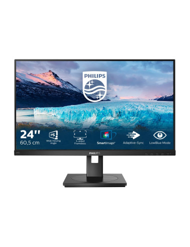 Philips | 242S1AE | 23.8 " | IPS | FHD | 16:9 | 75 Hz | 4 ms | 1920 x 1080 pixels | 250 cd/m | HDMI ports quantity 1 | Black