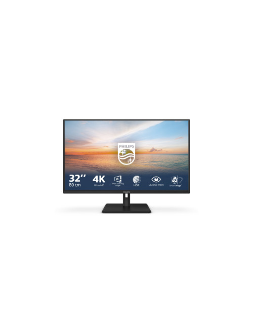 Philips 32E1N1800LA/00 | 31.5 " | VA | 16:9 | 60 Hz | 4 ms | 3840 x 2160 pixels | 300 cd/m | HDMI ports quantity 2