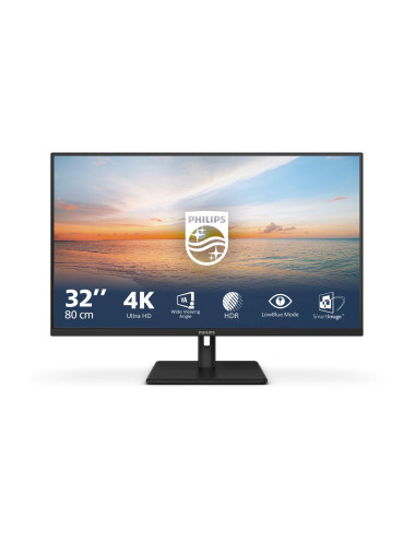 Philips 32E1N1800LA/00 | 31.5 " | VA | 16:9 | 60 Hz | 4 ms | 3840 x 2160 pixels | 300 cd/m | HDMI ports quantity 2