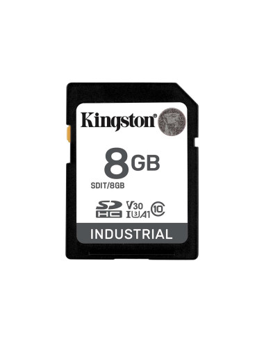 Kingston | SDHC SD | Flash Memory Card | 8 GB | Black