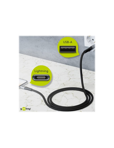 Goobay | Sync and charging cable | 49269 | Apple Lightning to USB Type A