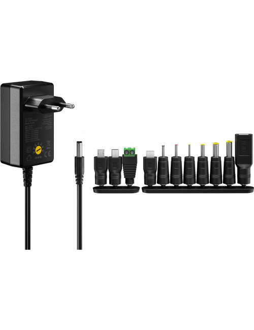 Goobay Universal Power Supply 3 V - 12 V, Max. 18 W