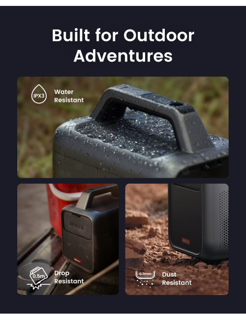 Anker Nebula Mars 3 | Full HD (1920x1080) | 1000 ANSI lumens | Black | Wi-Fi