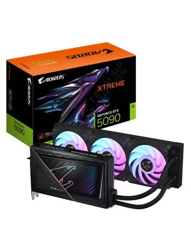 Gigabyte AORUS GeForce RTX 5090 XTREME WATERFORCE 32G | NVIDIA | 32 GB | GeForce RTX 5090 | GDDR7 | HDMI ports quantity 1 | PCI-