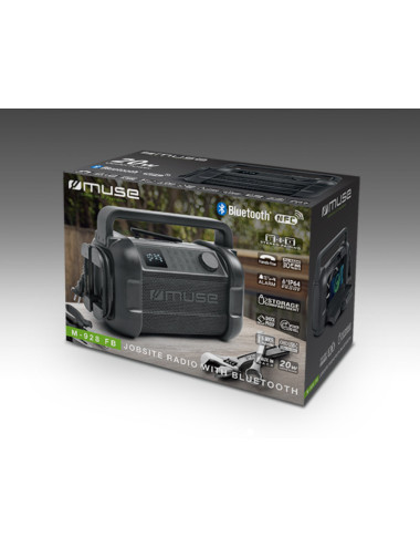 Muse | M-928 FB | Radio Speaker | Waterproof | Bluetooth | Black | Portable | Wireless connection