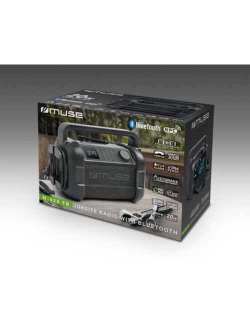 Muse | M-928 FB | Radio Speaker | Waterproof | Bluetooth | Black | Portable | Wireless connection