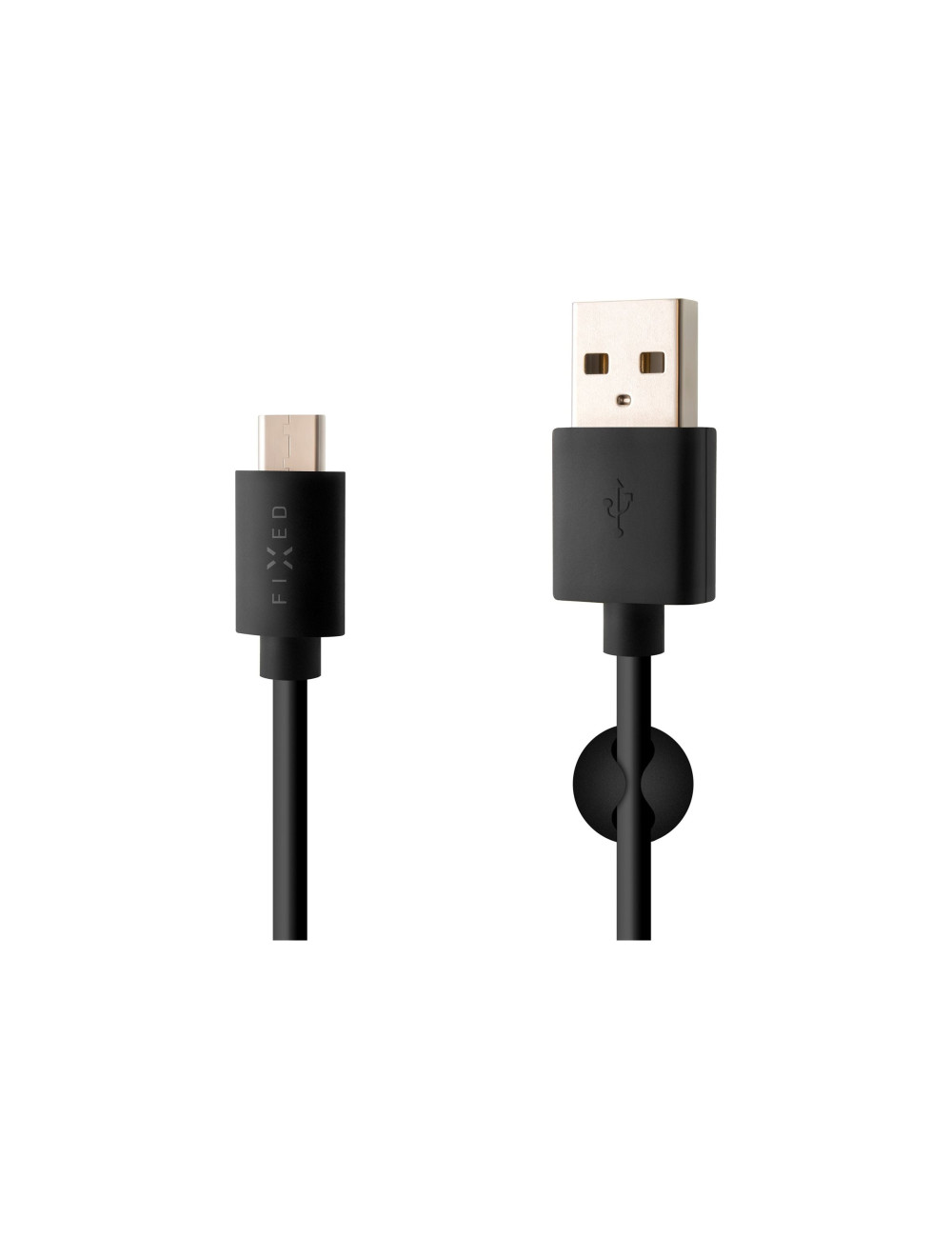 Fixed | Data And Charging Cable With USB/USB-C Connectors | Black