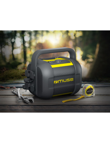 Muse | Jobsite Bluetooth Radio | M-968 BTY | 40 W | Bluetooth | NFC features