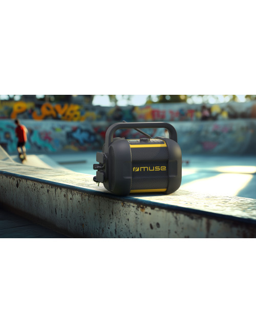 Muse | Jobsite Bluetooth Radio | M-968 BTY | 40 W | Bluetooth | NFC features