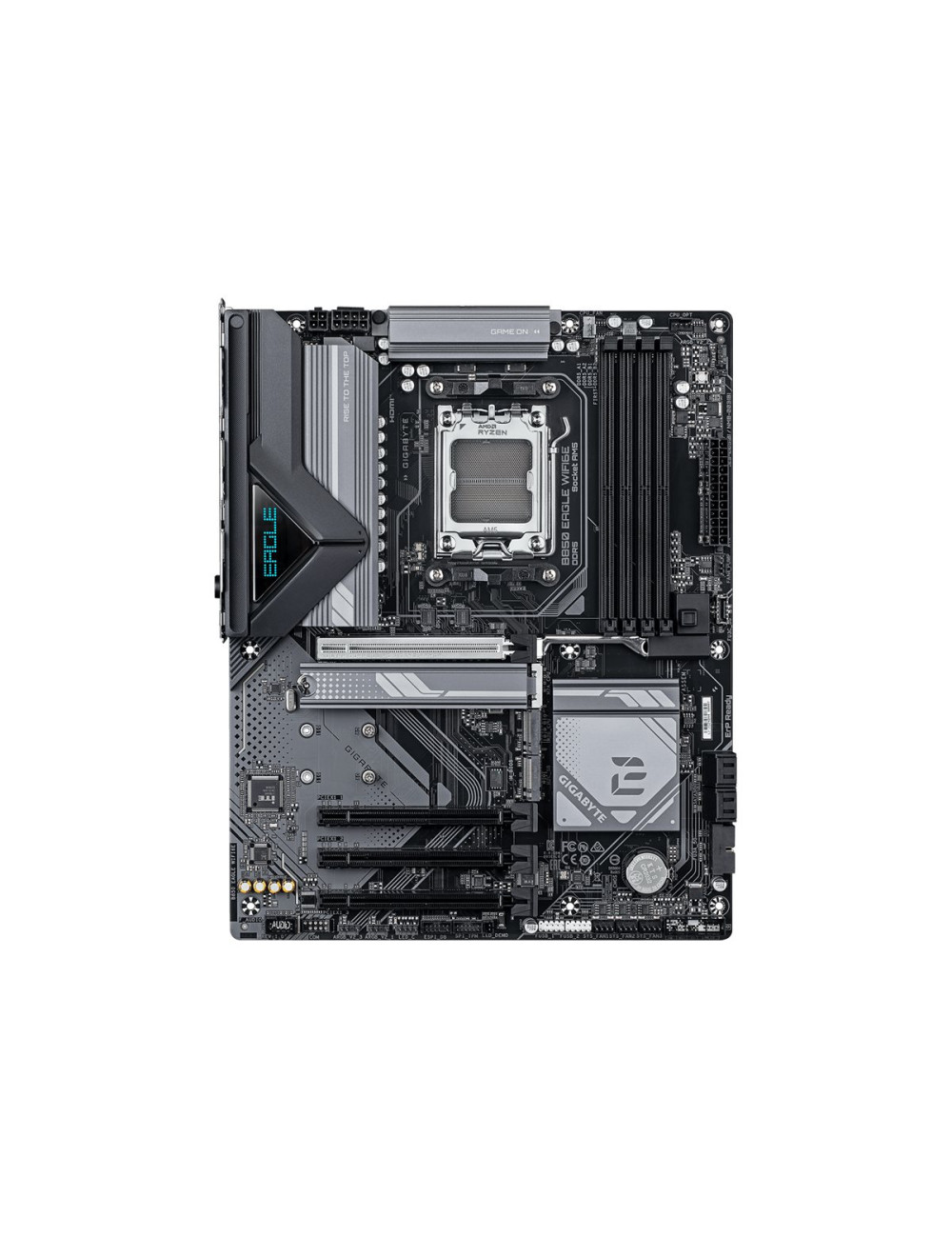 Gigabyte B850 EAGLE WIFI6E | Processor family AMD | Processor socket AM5 | DDR5 | Supported hard disk drive interfaces SATA, M.2