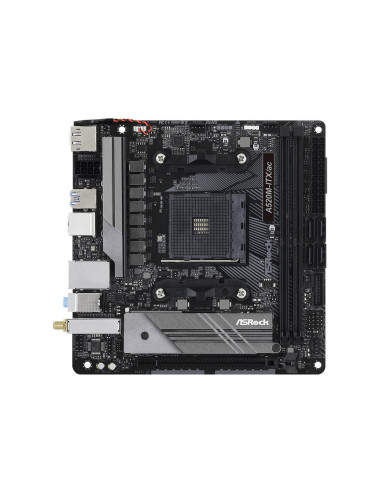 ASRock A520M-ITX/AC | Processor family AMD | Processor socket AM4 | DDR4 | Supported hard disk drive interfaces SATA, M.2 | Numb