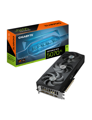 Gigabyte GeForce RTX 5070 Ti EAGLE OC SFF 16G | NVIDIA | 16 GB | GeForce RTX 5070 Ti | GDDR7 | HDMI ports quantity 1 | PCI-E 5.0