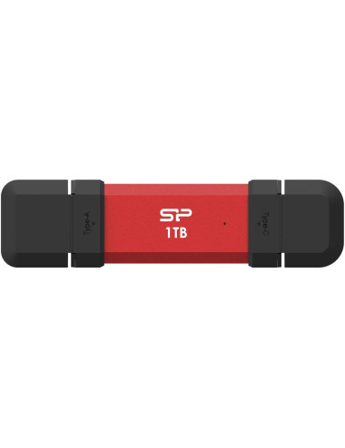 Silicon Power DS72 | 1000 GB | USB Type-A/USB Type-C 3.2 Gen 2 | Red