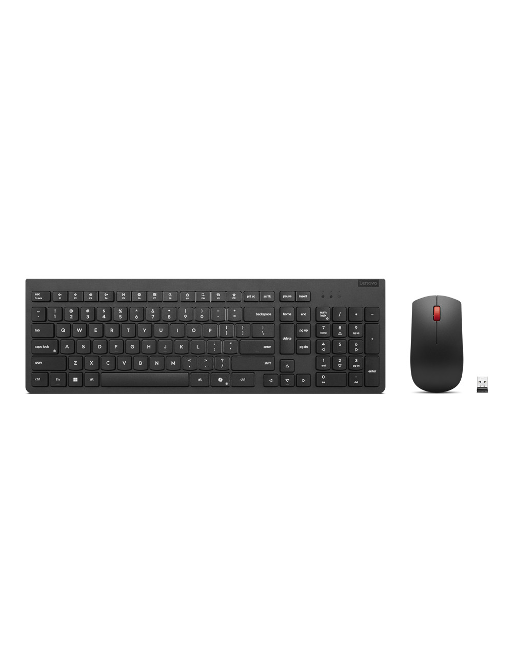 Lenovo Essential | Keyboard and Mouse Combo | Wireless | Russian/Cyrillic | Black | 2.4 GHz