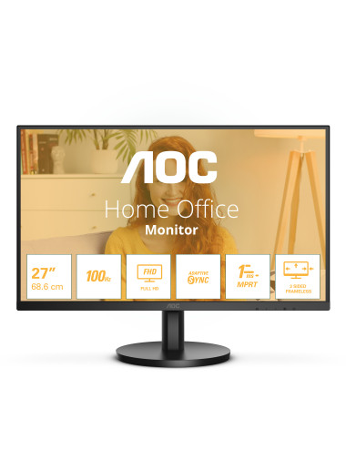 AOC 27B3HMA2 | 27 " | VA | FHD | 16:9 | 100 Hz | 4 ms | 1920 x 1080 pixels | 250 cd/m | HDMI ports quantity 1