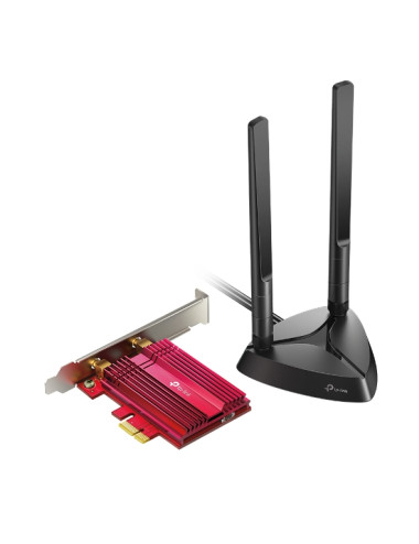 TP-LINK | TX3000E | AX3000 Wi-Fi 6 Bluetooth 5.0 PCIe Adapter | 2.4GHz/5GHz | Antenna type 2xHigh-Gain External Antennas | 574+2