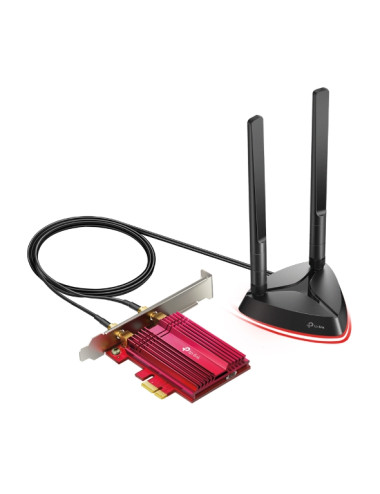 TP-LINK | TX3000E | AX3000 Wi-Fi 6 Bluetooth 5.0 PCIe Adapter | 2.4GHz/5GHz | Antenna type 2xHigh-Gain External Antennas | 574+2