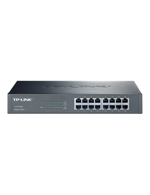 TP-LINK | 16-Port Gigabit Switch | TL-SG1016D | Unmanaged | Desktop/Rackmountable