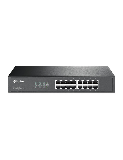 TP-LINK | 16-Port Gigabit Switch | TL-SG1016D | Unmanaged | Desktop/Rackmountable